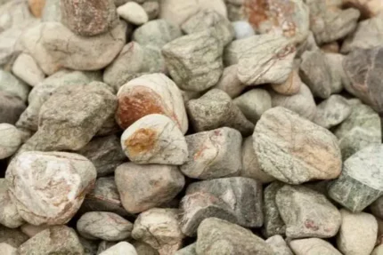 Piatra Naturala Prundis Decorativ De Marmura Forest Green 40 80mm 20kg